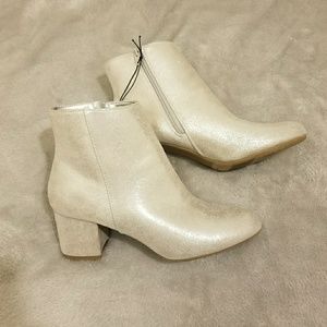 Silver Target Booties NWT